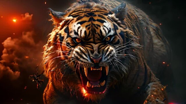 fierce tiger Video 4K