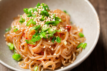 しらたきのピリ辛炒め