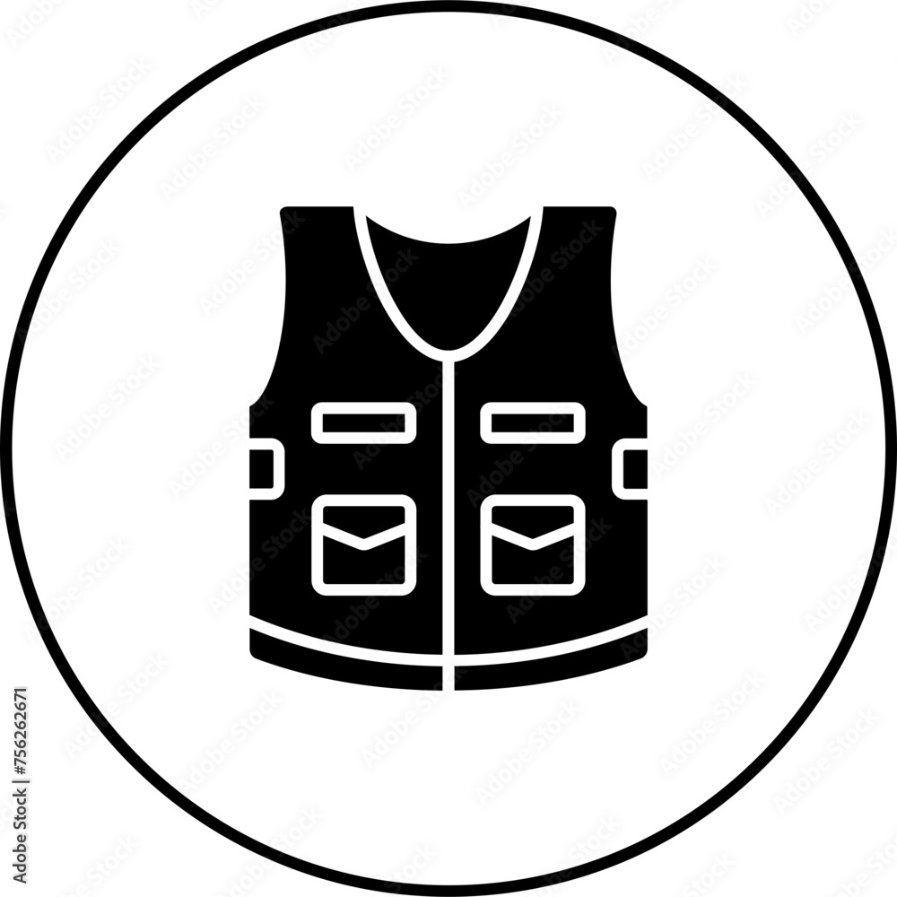 Sticker Protector Vest Icon