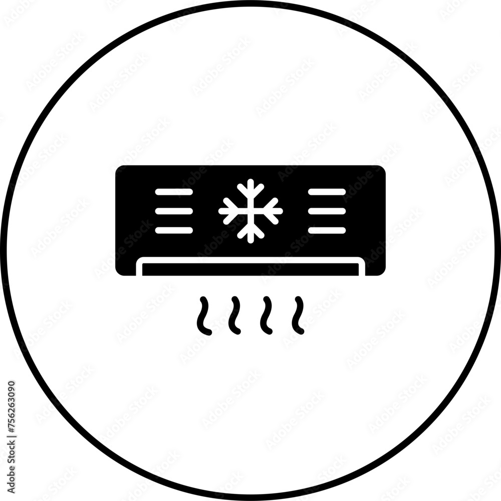 Canvas Prints Air Conditioner Icon