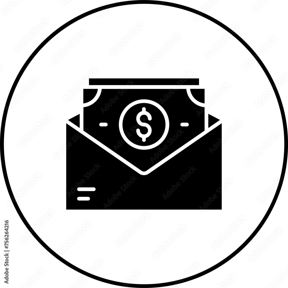 Poster money icon