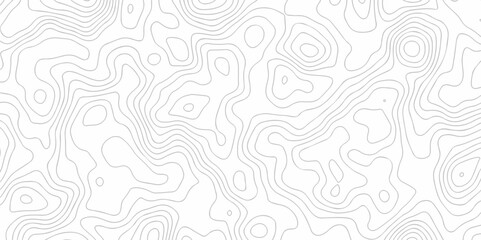 Black and white Lines Topographic contour lines vector map seamless pattern. Geographic mountain relief. Abstract lines background. Contour maps. Vector illustration, Topo contour map design.