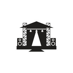 concert stage icon