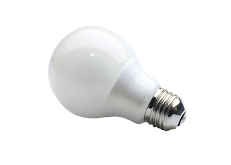 Realistic light bulb isolated on transparent background.