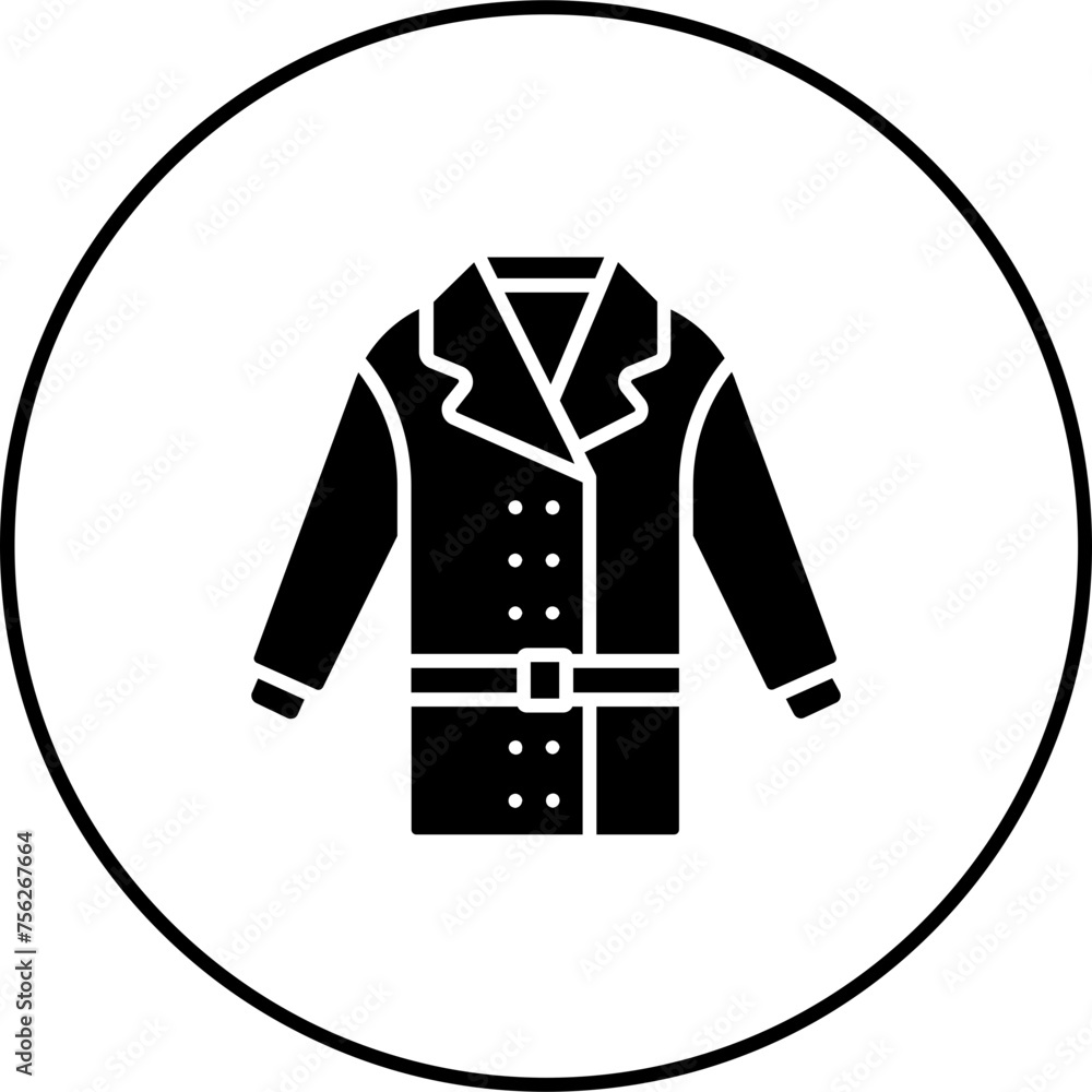 Poster Long Coat Icon