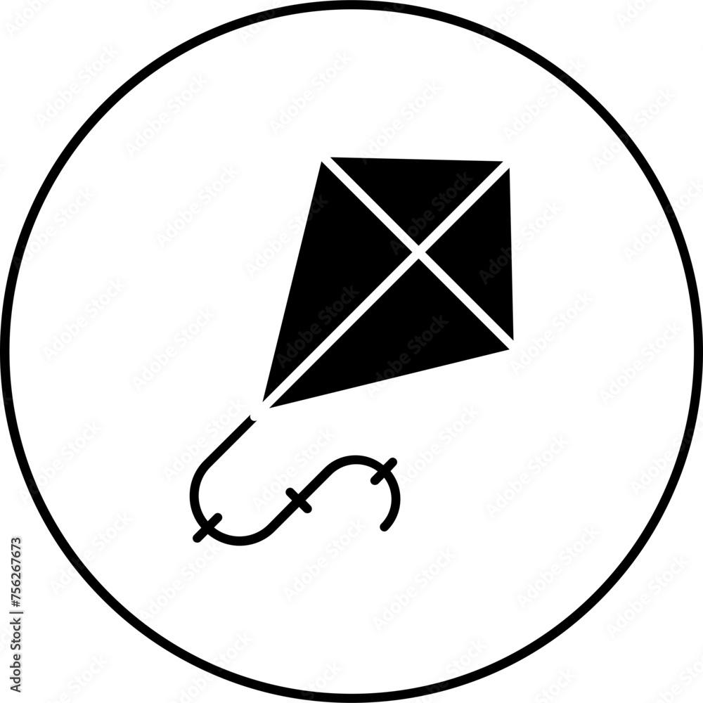 Sticker Kite Icon