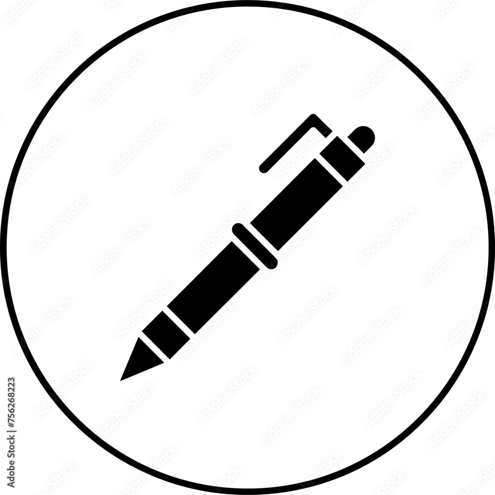 Canvas Prints Pen Icon