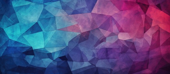 Obraz premium Abstract Geometric Colorful Polygons Wallpaper Resembling Cracked Wall Background