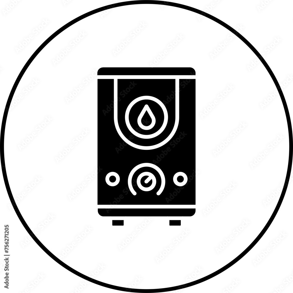 Sticker Water Heater Icon