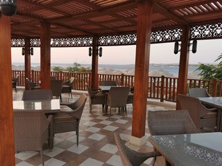 egyptian restaurant on the beach