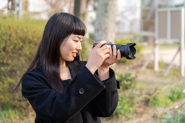カメラ女子