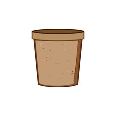 mockup food box to go cartoon. takeaway hand, sale people, brand take mockup food box to go sign. isolated symbol vector illustration