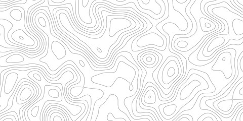 White curved reliefs geography scheme terrain texture.abstract background wave paper,earth map.terrain path vector design,curved lines,round strokes topography.
