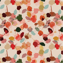 Ethnic multicolored tribal outfit pattern