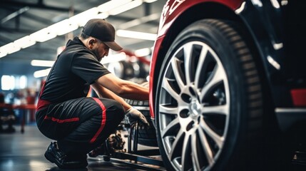 Car maintenance and care services Repair and replacement of spare parts and insurance services supporting vehicle inspection intervals.