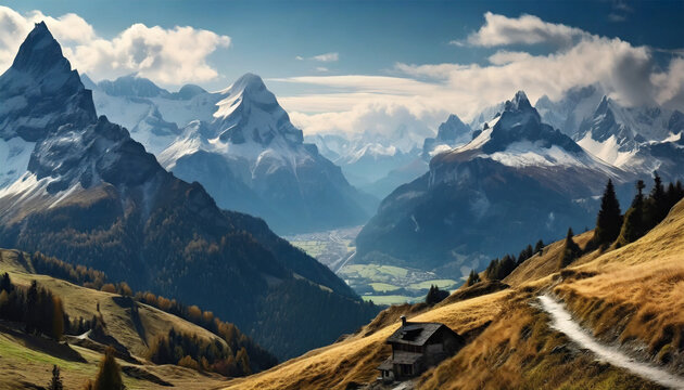 Breathtaking Mountain Views in Switzerland