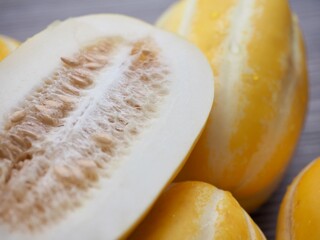 신선한 유기농 과일 참외