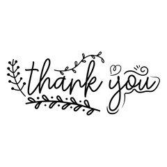 Thank you vintage style word for note, sign, banner. Thank You Card. 11:11