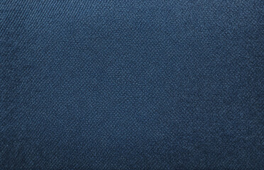 Blue jean rough texture. Blue fabric texture effect background.