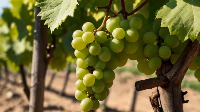 grapes at vineyard 