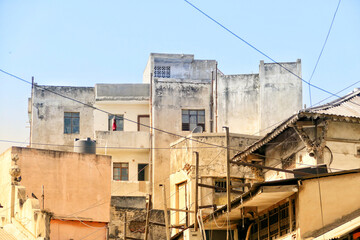 Fototapeta na wymiar Modern buildings in Ahmedabad, India