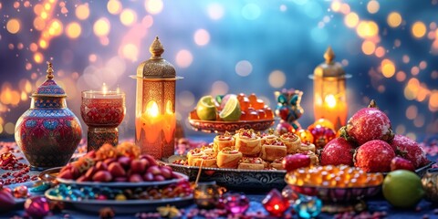 Celebrate the Islamic holy month of Ramadan with traditional Iranian treats, prayer, and greetings.