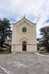 Herceg Novi, Montenegro - August 06, 2023: Church of St Joakim Church in Herceg Novi, Montenegro.