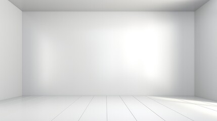 White empty studio background vector presentation design template