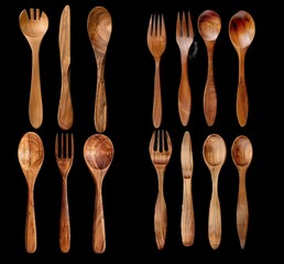 AI set posate in legno