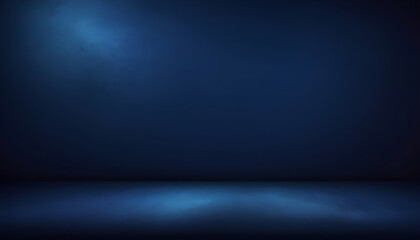 Obraz premium indigo navy blue , color gradient rough abstract background shine bright light and glow template empty space , grainy noise grungy texture