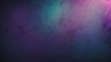 Obraz premium purple blue light , grainy noise grungy empty space , spray texture color gradient shine bright light and glow rough abstract retro vibe background template