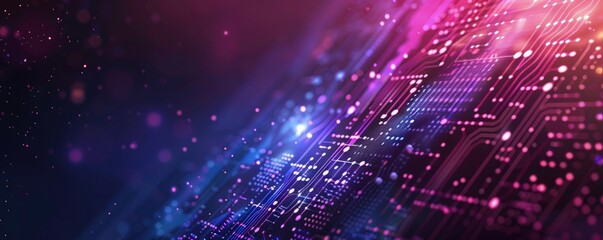 Fototapeta premium Technology Network Background. Network protection or Cyber security. Science technology presentation background. data connectivity wallpaper with copy space