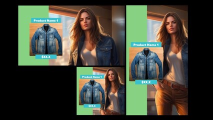 Multi Resolution Fashion Clothing Showcase Presentation