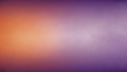 Obraz premium orange purple shade , grainy noise grungy spray texture color gradient rough abstract retro vibe background , template empty space shine bright light and glow 
