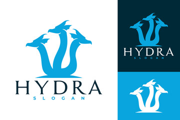 Hydra Dragon Logo Design