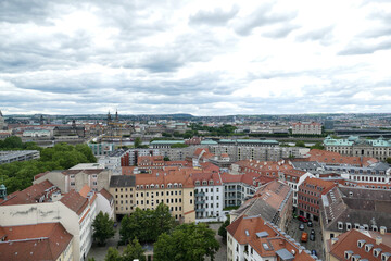 Panoramic view of Dresden Neustadt