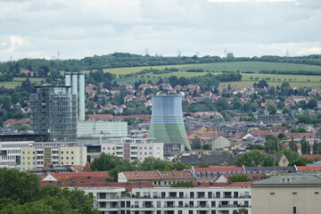Panoramic view of Dresden Neustadt