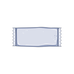 cane sugar bag cartoon. beet pouch, mockup line, sweetener package cane sugar bag sign. isolated symbol vector illustration