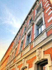Historical residential house in Wittenberge, Germany