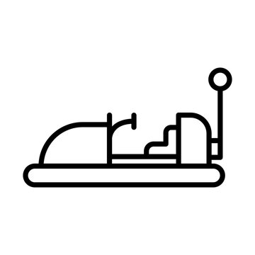 recommend clip art: Bumper car line icon