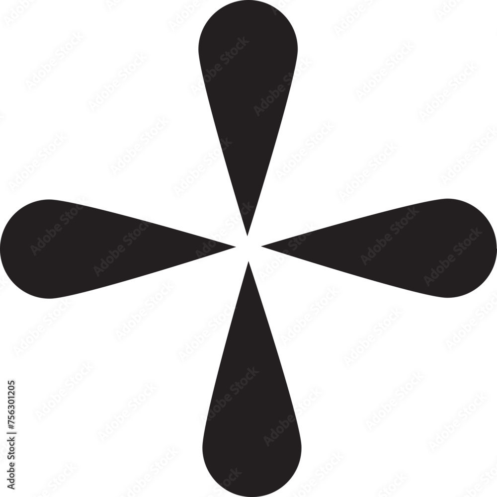 Poster abstract vector shape object geometric pattern