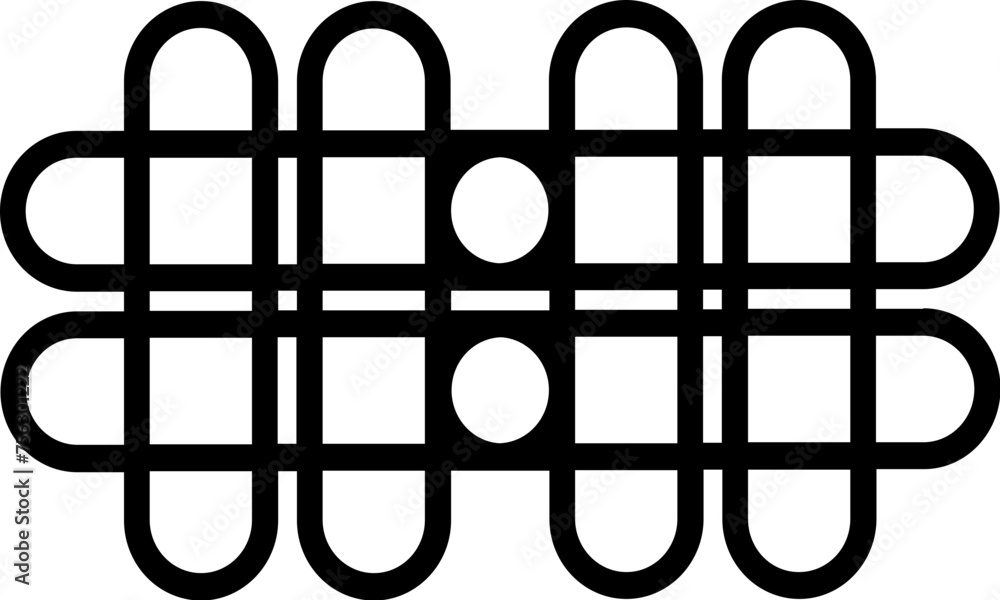 Poster abstract vector shape object geometric pattern