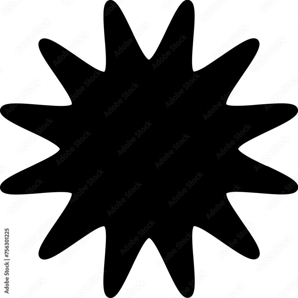 Poster abstract vector shape object geometric pattern