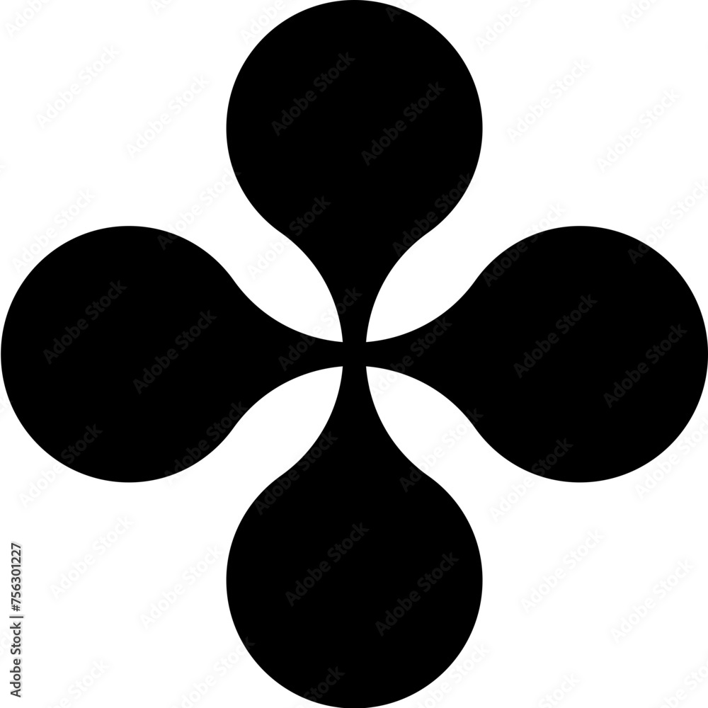 Poster abstract vector shape object geometric pattern