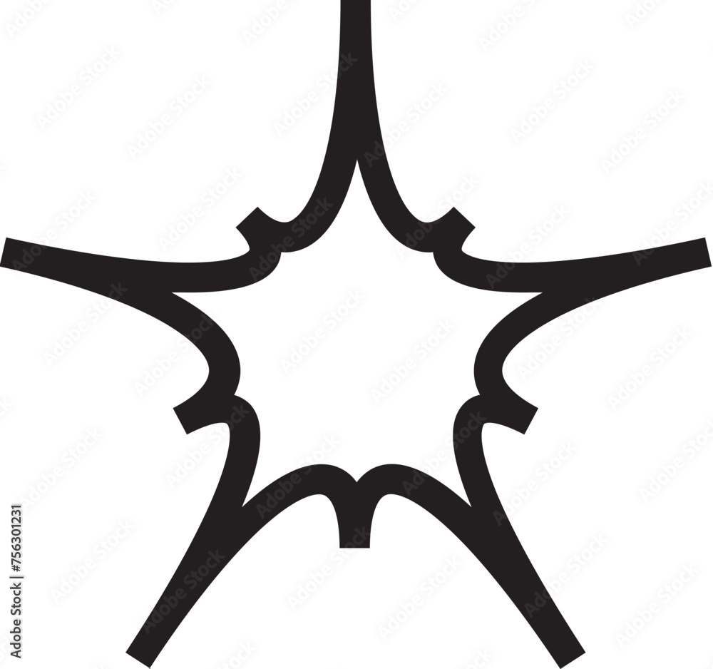 Poster abstract vector shape object geometric pattern