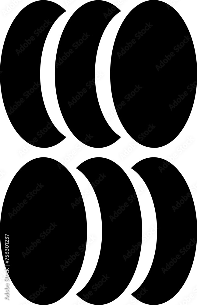 Poster abstract vector shape object geometric pattern