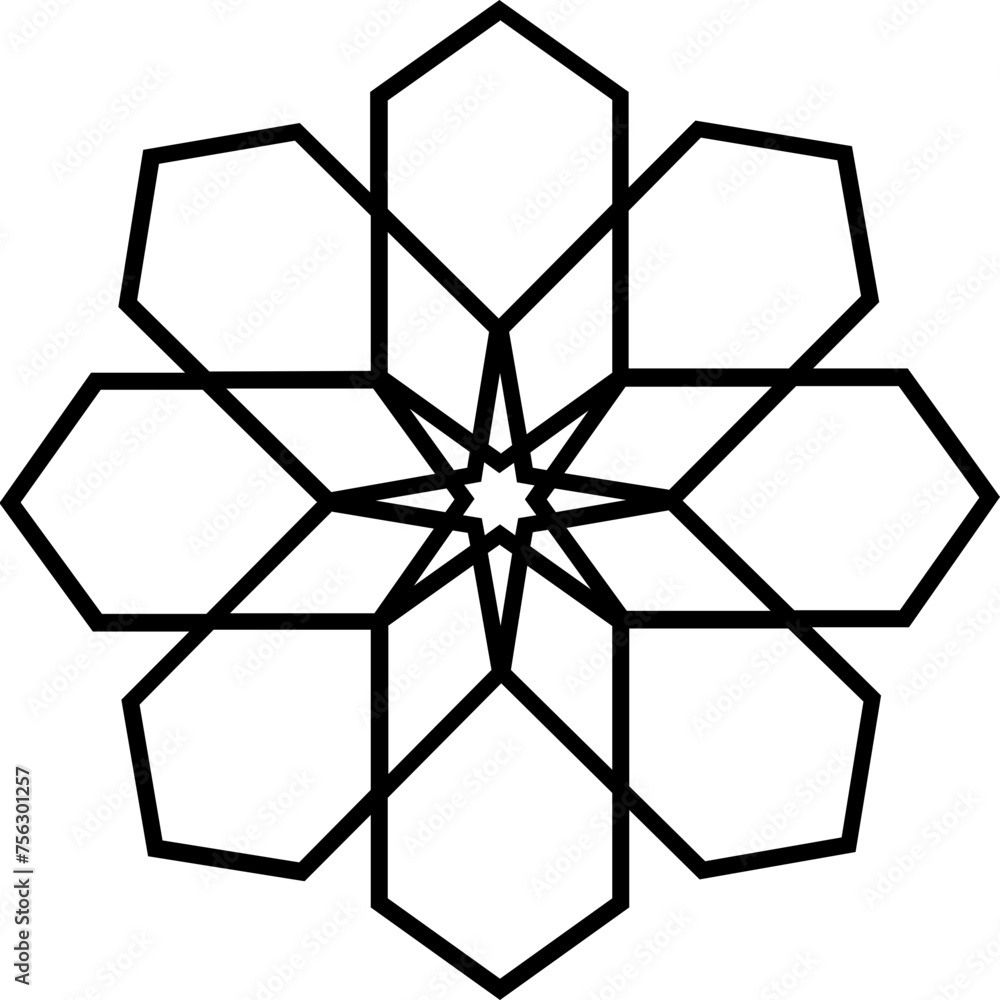 Poster abstract vector shape object geometric pattern
