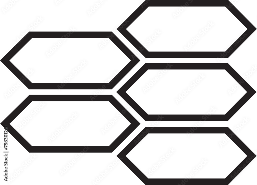Poster abstract vector shape object geometric pattern