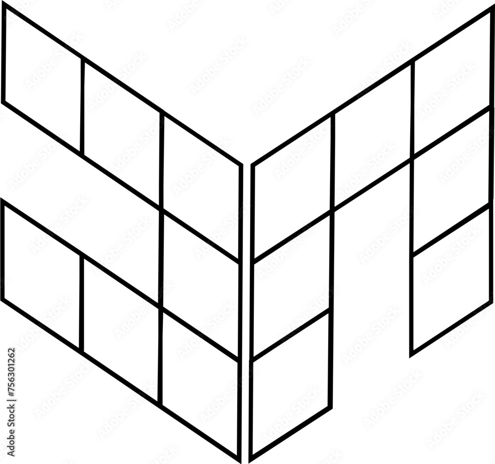 Poster abstract vector shape object geometric pattern