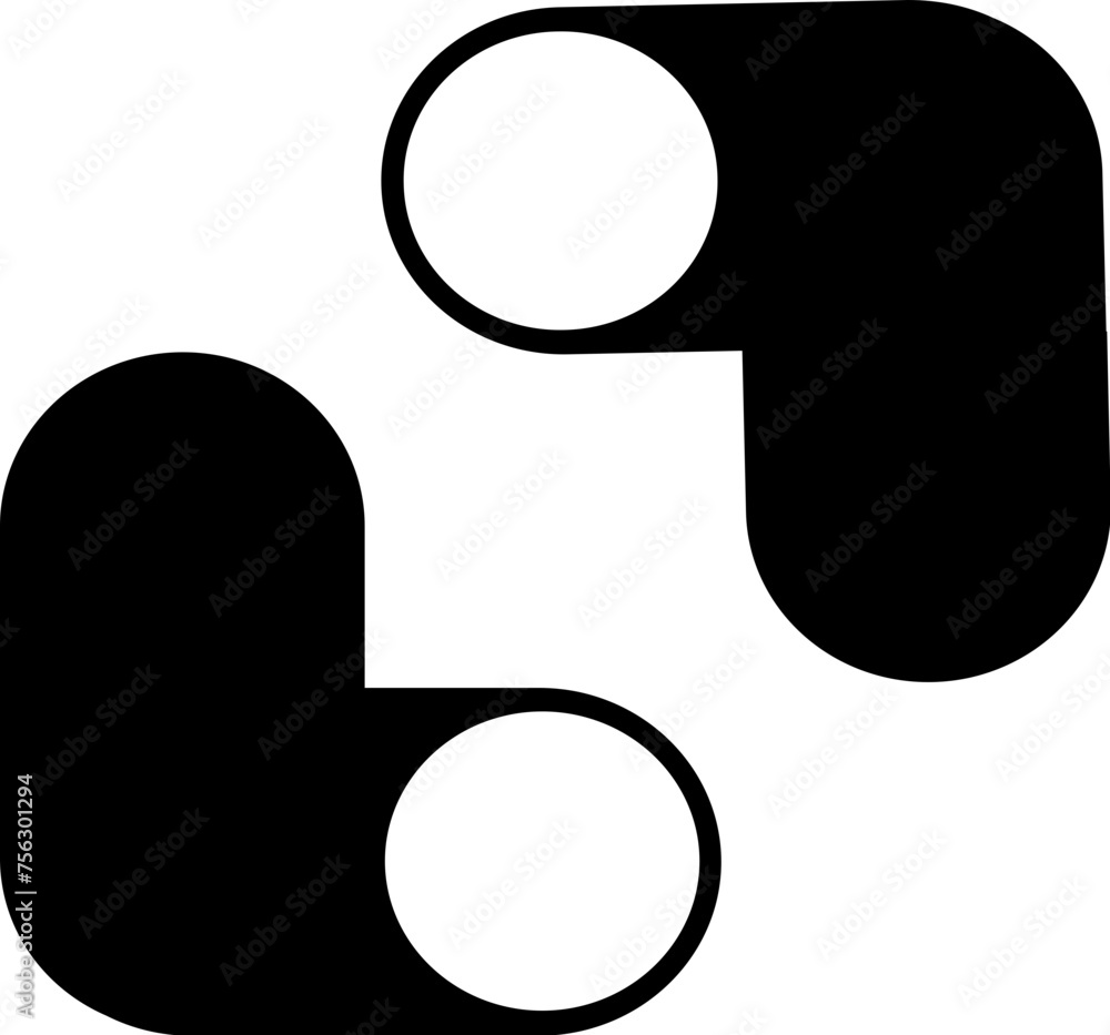 Poster abstract vector shape object geometric pattern